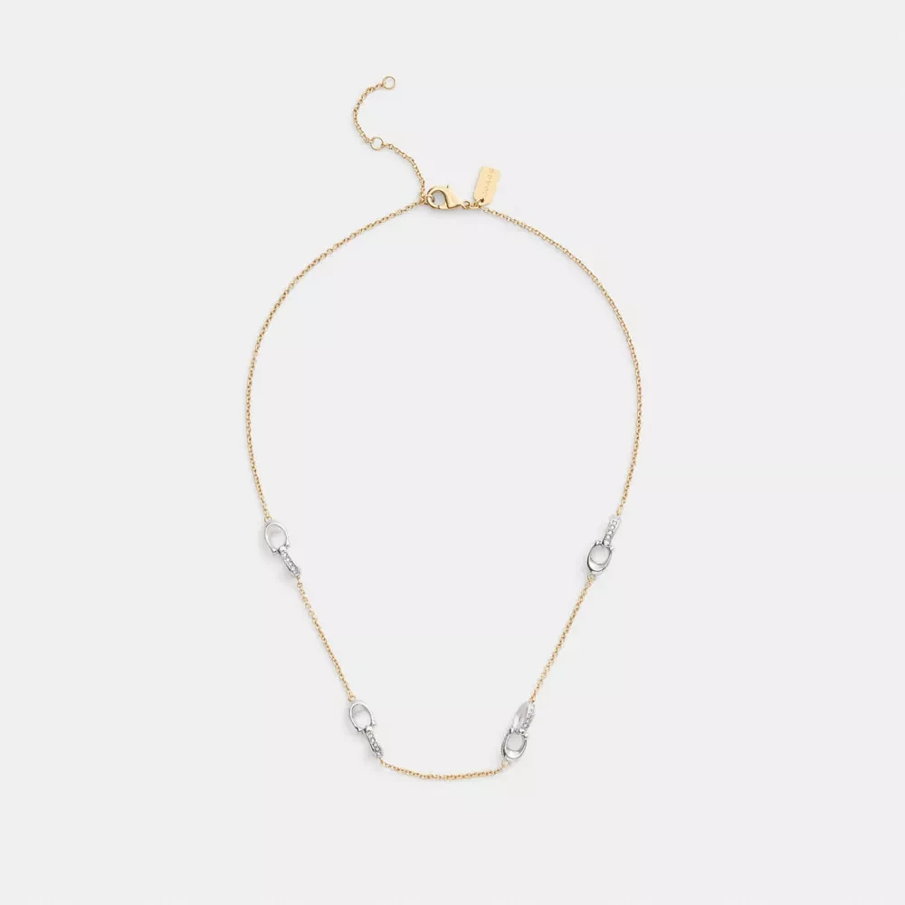 Pavé Signature Chain Necklace