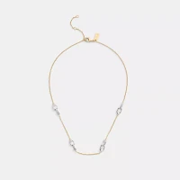 Pavé Signature Chain Necklace