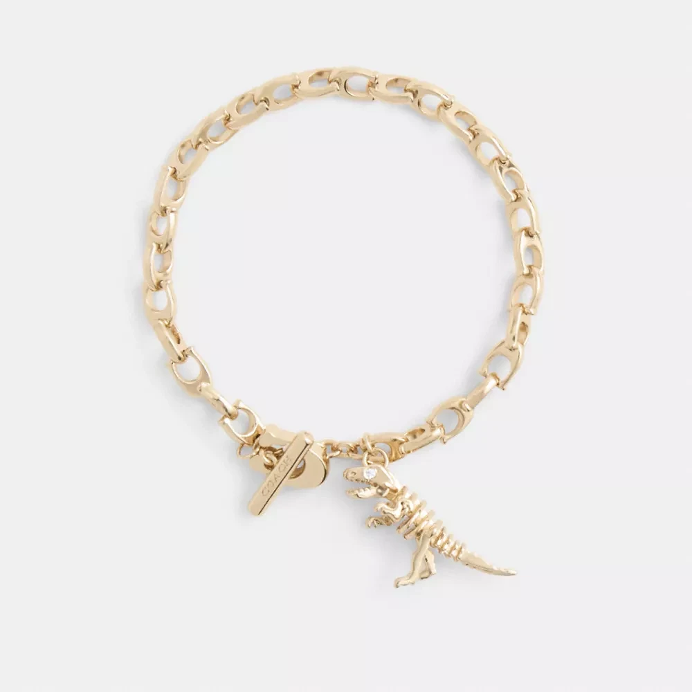 Skeletal Rexy Signature Chain Bracelet