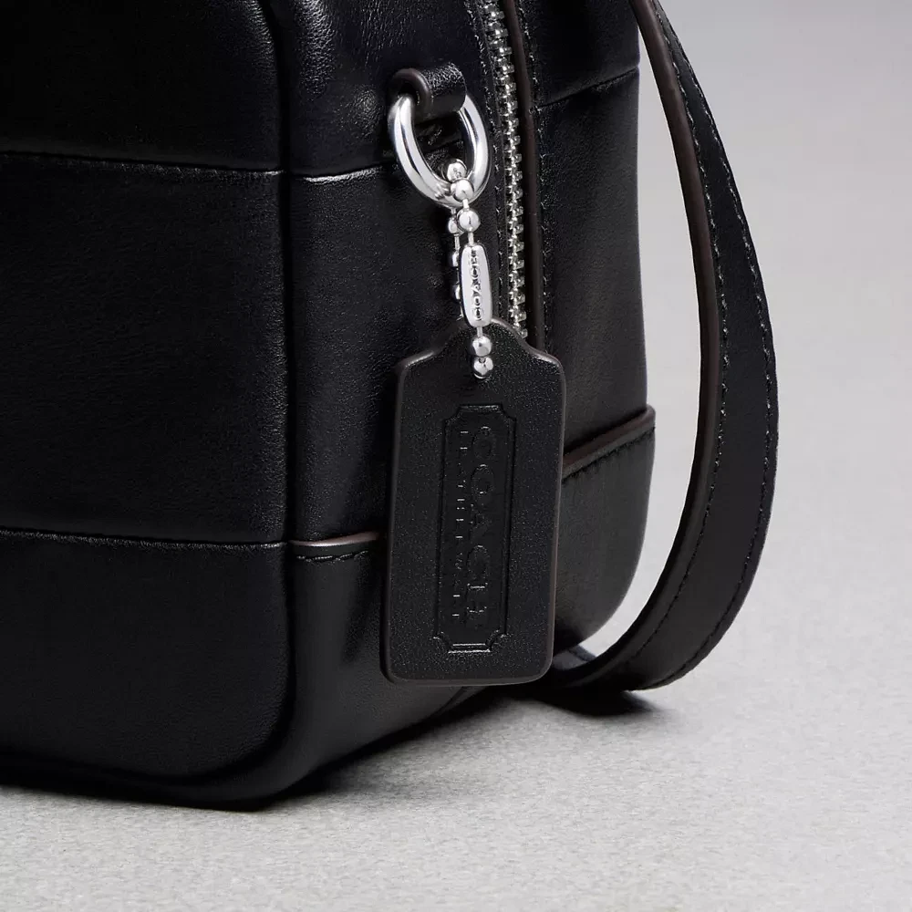 Alter/Ego Satchel Bag Checkerboard Upcrafted Leather
