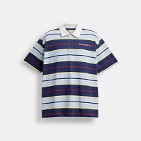 Relaxed Striped Polo