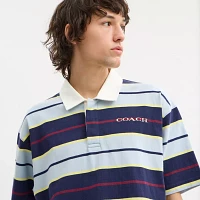 Relaxed Striped Polo