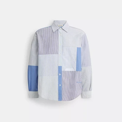 Patchwork Striped Shirt