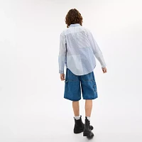 Patchwork Striped Shirt