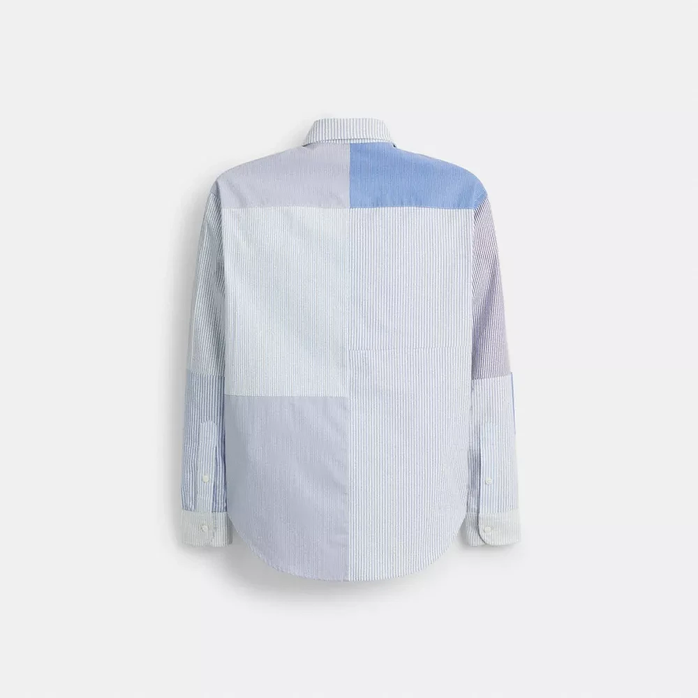 Patchwork Striped Shirt