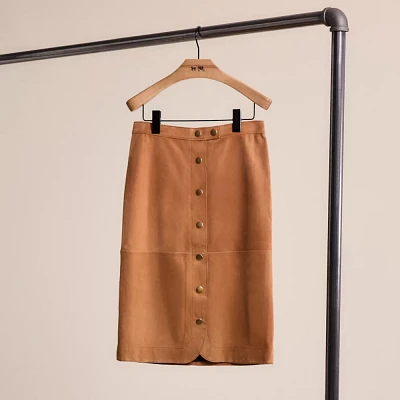 Restored Suede Skirt