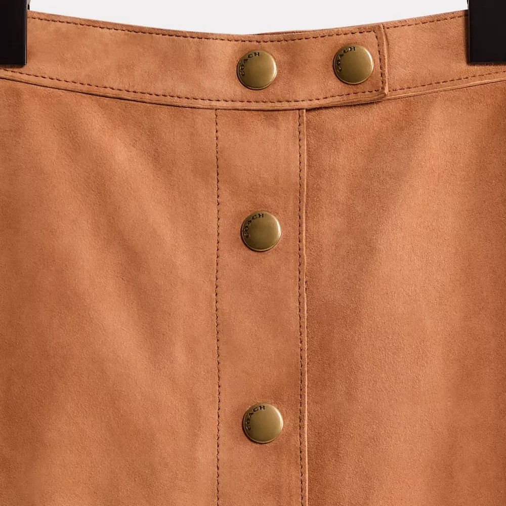 Restored Suede Skirt