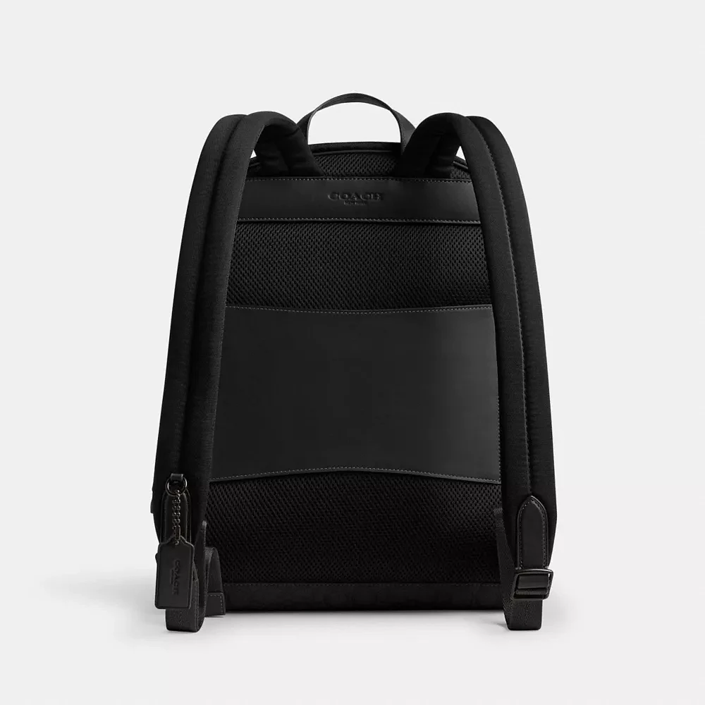 Theo Backpack Signature Jacquard