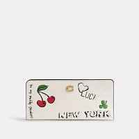 Essential Slim Wallet With Sketch Print