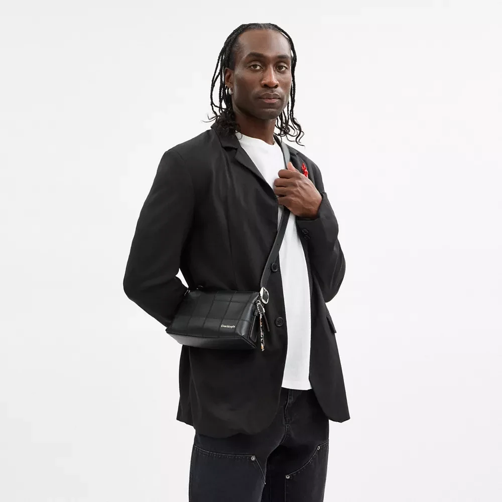Alter/Ego Shoulder Bag Checkerboard Upcrafted Leather