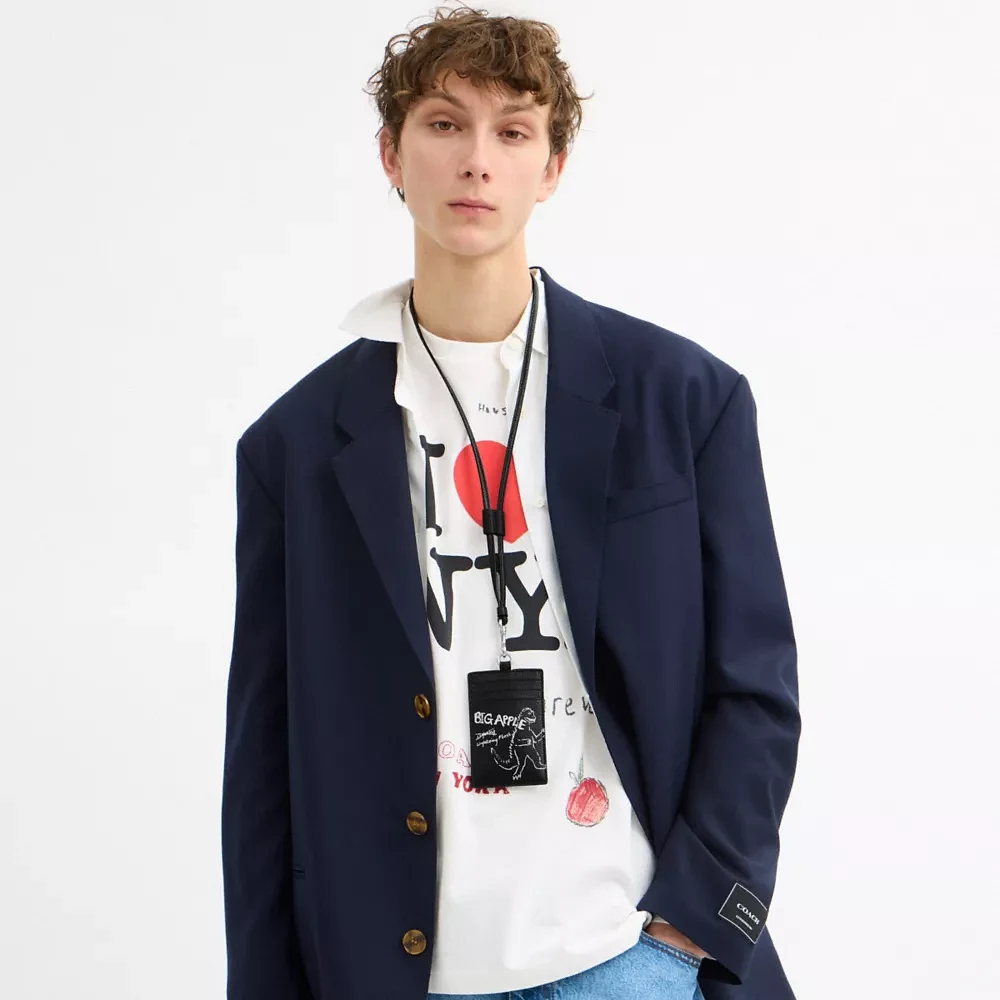 Id Lanyard Signature Denim