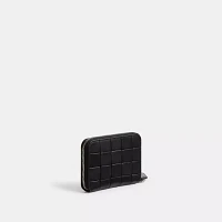 Zip Around Wallet Checkerboard Upcrafted Leather