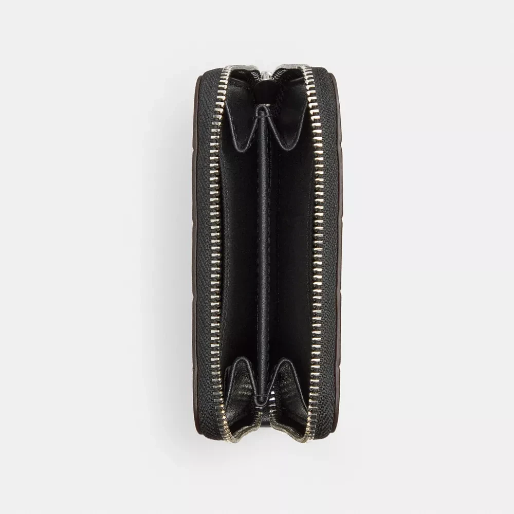 Zip Around Wallet Checkerboard Upcrafted Leather