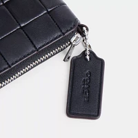 Zip Around Wallet Checkerboard Upcrafted Leather