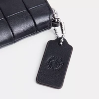 Zip Around Wallet Checkerboard Upcrafted Leather