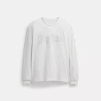 New York Long Sleeve T Shirt Organic Cotton