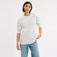 New York Long Sleeve T Shirt Organic Cotton