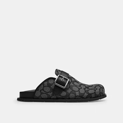 Buckle Clog Signature Jacquard