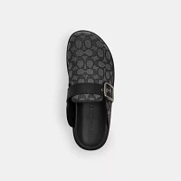 Buckle Clog Signature Jacquard