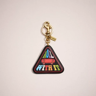 Restored Bag Charm In Rainbow Signature Canvas