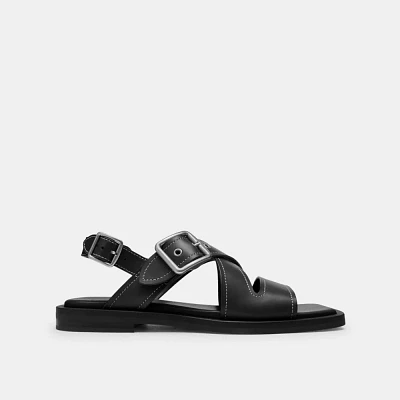 Archival Buckle Flat Sandal