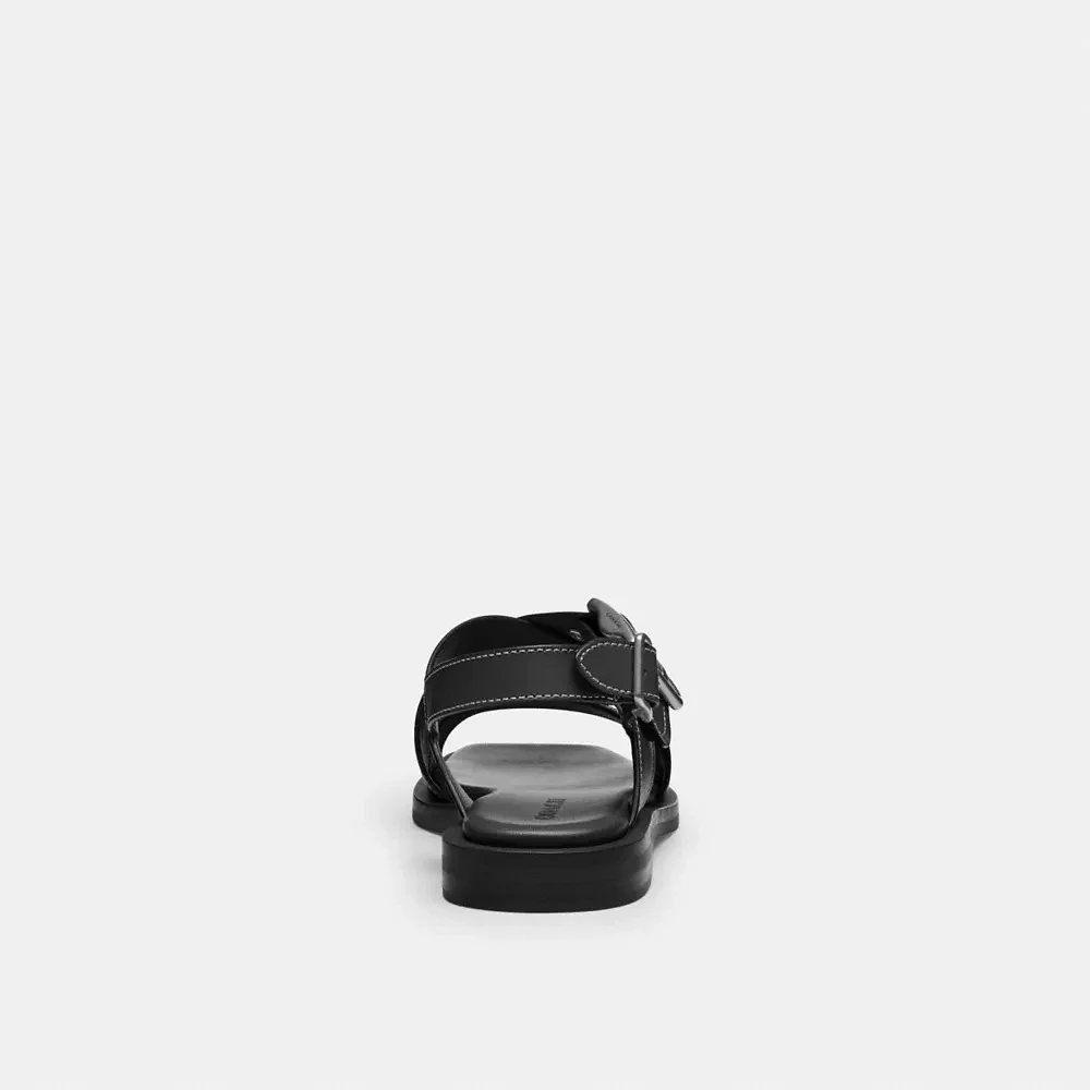 Archival Buckle Flat Sandal