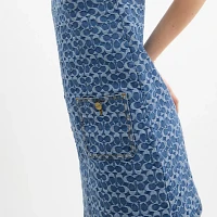 Signature Denim Mini Dress Organic Cotton