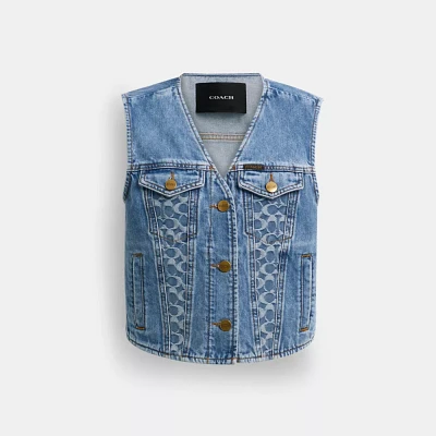 Denim Vest Organic Cotton