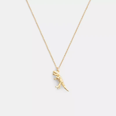 Skeletal Rexy Pendant Necklace