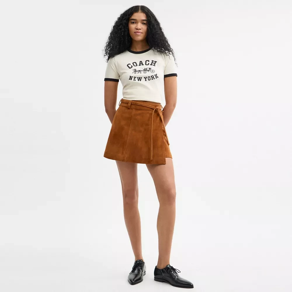 Suede Skirt