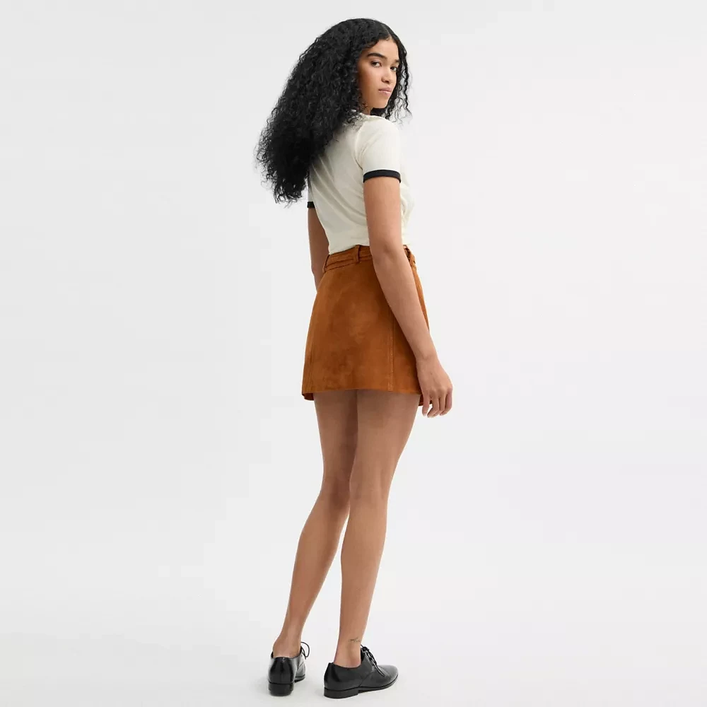 Suede Skirt
