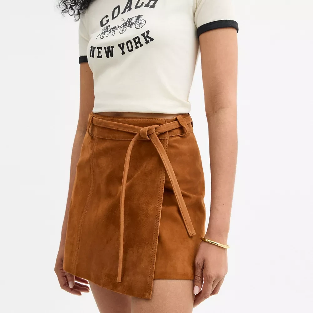 Suede Skirt