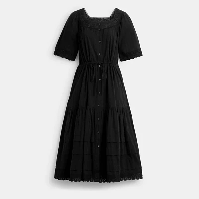 Crochet Trim Dress