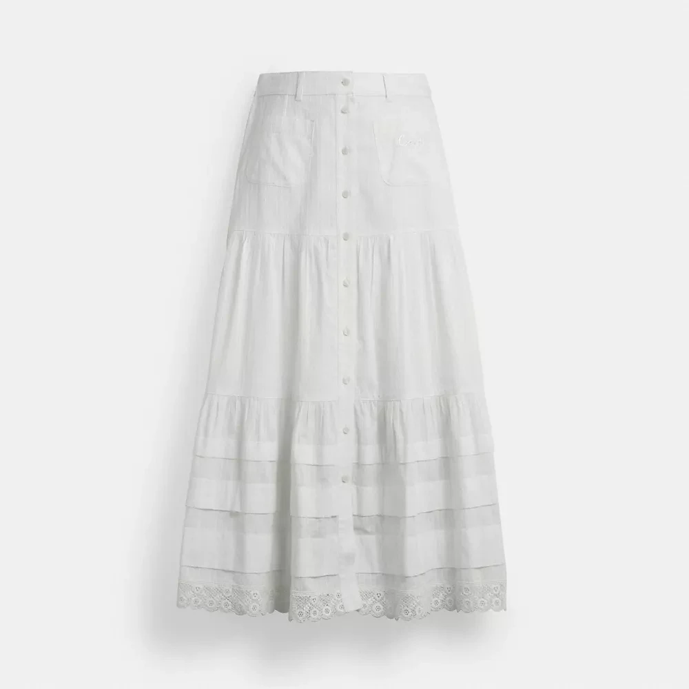 Tiered Maxi Skirt