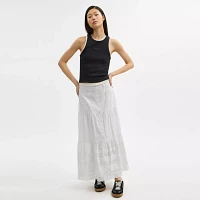 Tiered Maxi Skirt