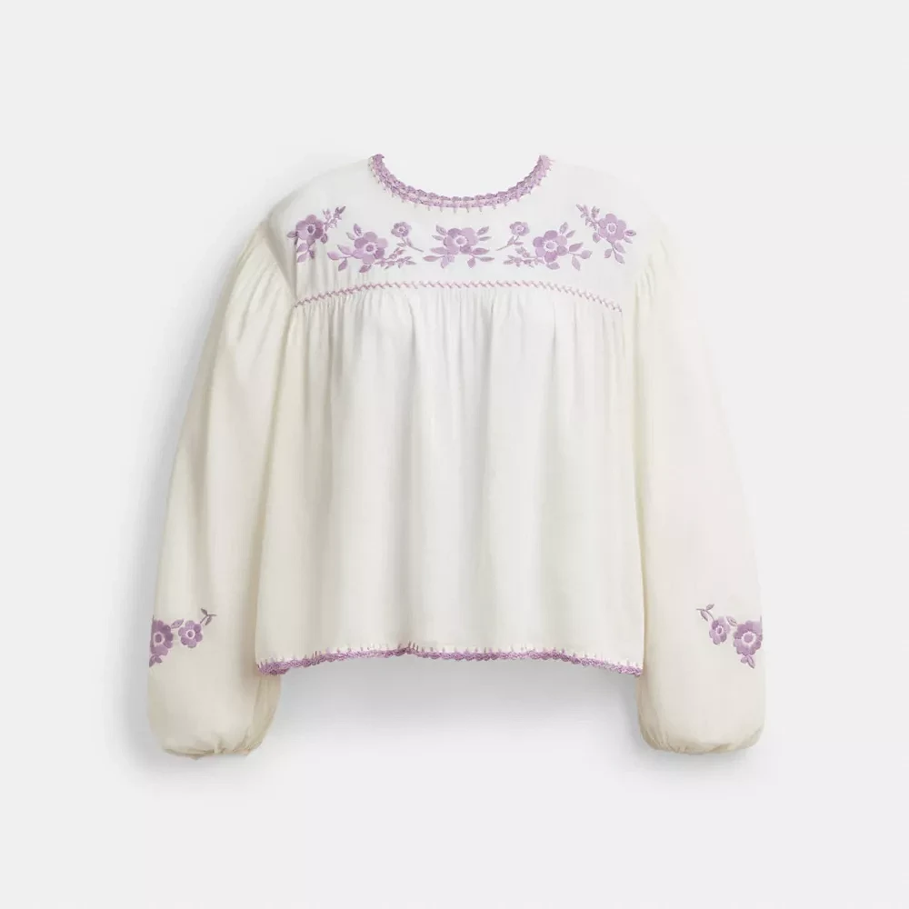 Floral Embroidered Blouse
