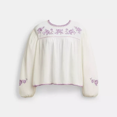 Floral Embroidered Blouse