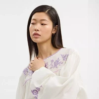 Floral Embroidered Blouse