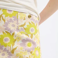 Cotton Canvas Mini Skirt Regenerative