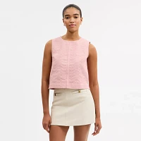 Signature Denim Sleeveless Top