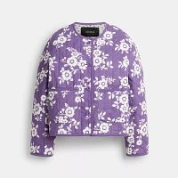 Quilted Floral Jacket