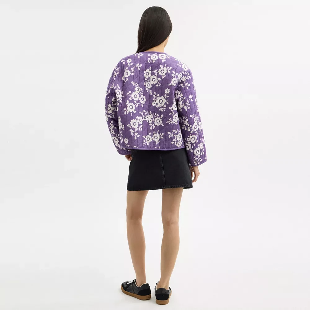 Quilted Floral Jacket