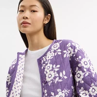 Quilted Floral Jacket