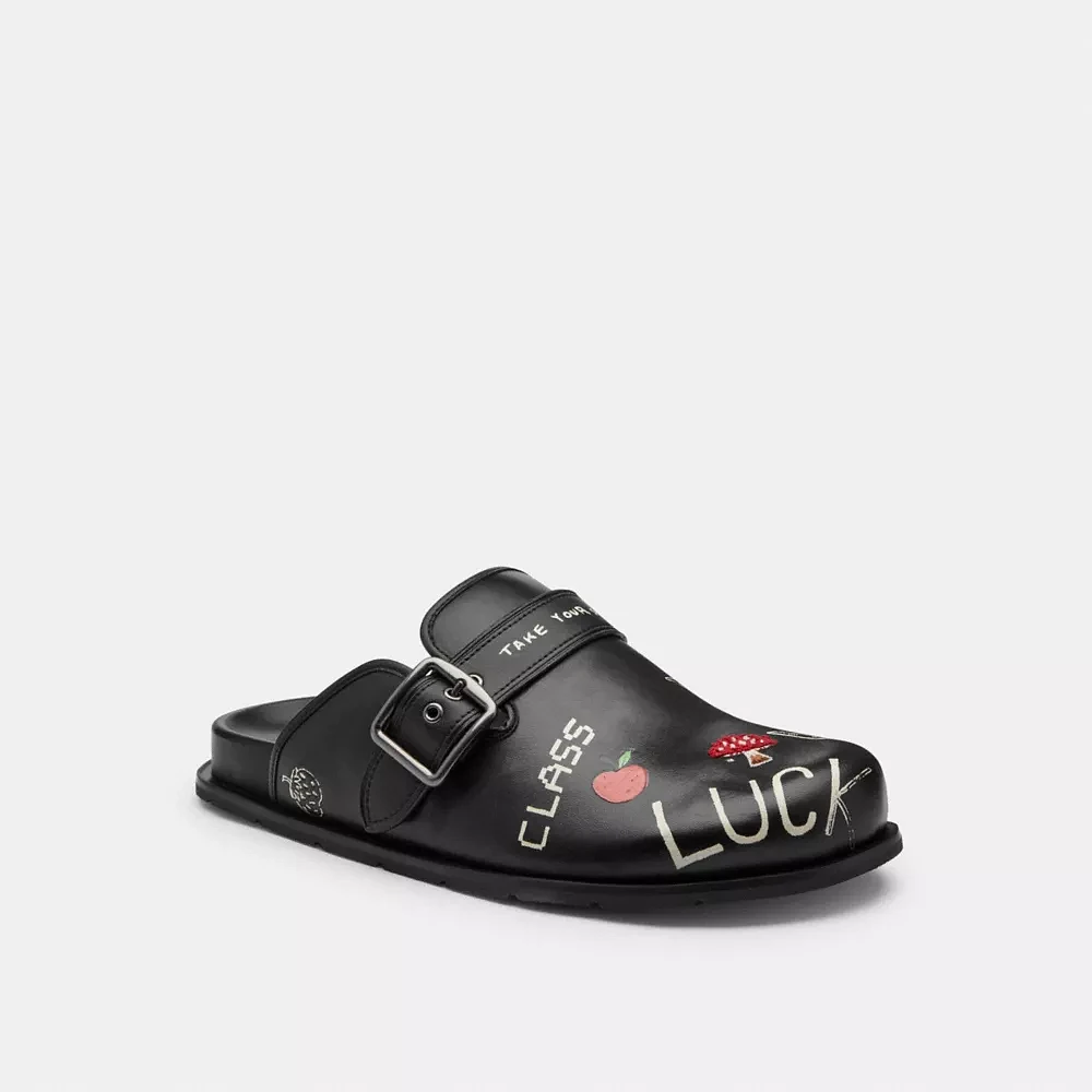 Buckle Clog Signature Jacquard
