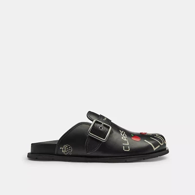 Buckle Clog Signature Jacquard
