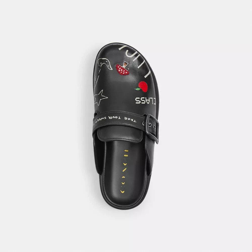 Buckle Clog Signature Jacquard