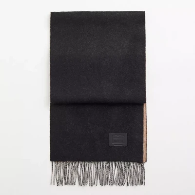 Restored Signature Solid Cashmere Muffler