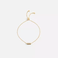 Quilted Signature Bead Slider Bracelet