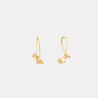 Statement Flower Front Back Earrings