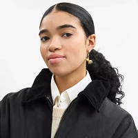 Statement Flower Front Back Earrings